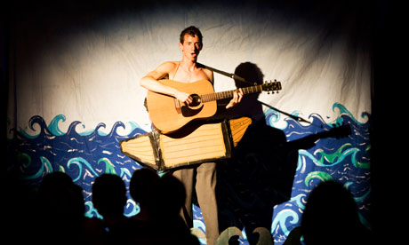 Grand finale? ... Little Bulb perform Sporadical, an 'epic folk opera', at the cafe's 2009 Forest Fringe. Photograph: Murdo Macleod