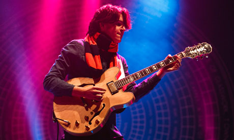 Ezra Koenig of Vampire Weekend at Alexandra Palace