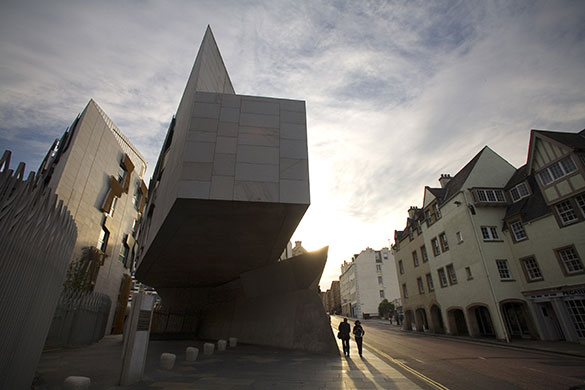 New Labour buildings: Scottish Parliament building, Edinburgh
