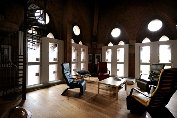 St Pancras: Peter Tompkins's penthouse in St Pancras Chambers