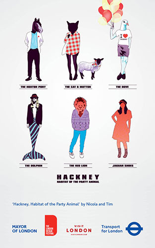 London nights: Hackney poster