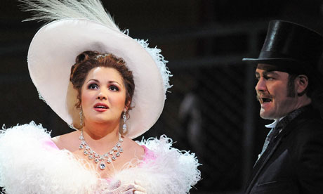 Anna Netrebko and Russell Braun in Manon by Jules Massenet at the Royal 