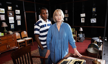 Gemma Jones and Tobi Bakare in Playhouse Live: The Typist