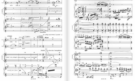 Score of Wolfgang Rihm’s Dionysos.
