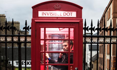 Invisible Dot's telephone box