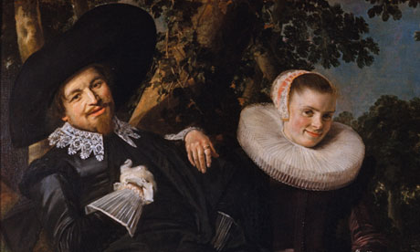 Marriage Portrait of Isaac Massa and Beatrix van der Laen (1622) by Frans Hals