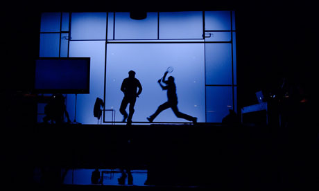 Lap it up ... Water, by Filter Theatre and David Farr, at the Salisbury Playhouse