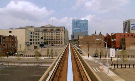 The Detroit Peoplemover, depicted in the film Urbanized by Gary Hustwit