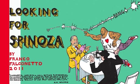 Front cover of the comic Looking for Spinoza by Franco Falconetto