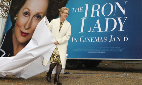 Meryl Streep attends a photocall for The Iron Lady in London