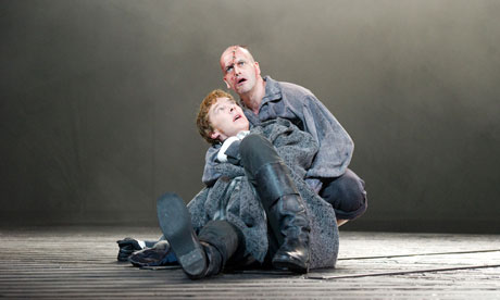 Benedict Cumberbatch and Jonny Lee Miller in Danny Boyle's Frankenstein at the National theatre.