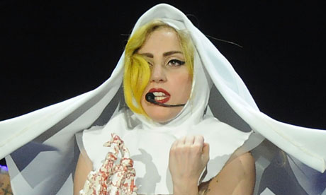 Lady Gaga Yellow Hair. the habit and yellow hair.