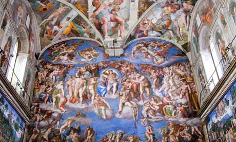 Sistine Chapel Last Judgement. The Last Judgment by