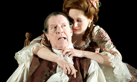 Alan Howard and Katherine Parkinson in The School For Scandal at the 
