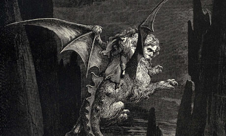 Gustave Doré's Vision of Geryon, from Canto 17 of The Divine Comedy by Dante Aligheri.