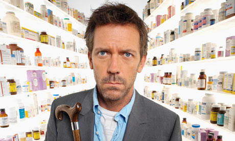 Hugh Laurie as the titular Dr House