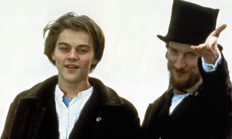 Leonardo DiCaprio as Rimbaud and David Thewlis as Verlaine in Total Eclipse