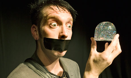Comedian Sam Wills is The Boy With Tape On His Face at the Edinburgh festival