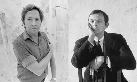 Robert Rauschenberg and Cy Twombly (right)
