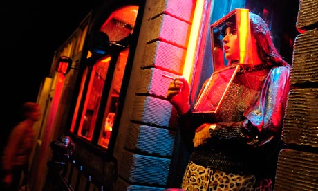 The Hoerengracht, an installation by US artists Ed Kienholz and Nancy Reddin Kienholz