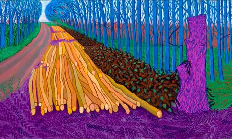 Winter Timber (2009) from David Hockney's A Bigger Picture exhibition at the Royal Academy.