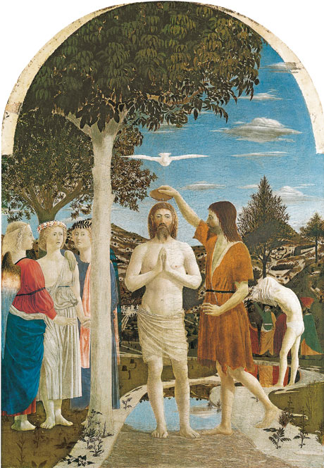 Piero della Francesca's The Baptism of Christ
