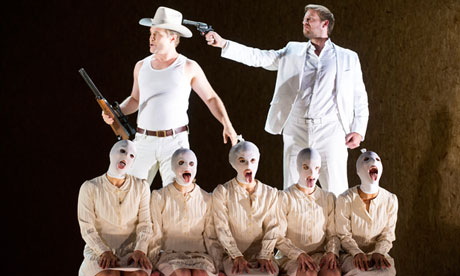 Lawrence Zazzo and George Humphreys in English National Opera's Julius Caesar