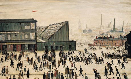 LS Lowry's 125th birthday … a 1953 painting entitled Going to the Match