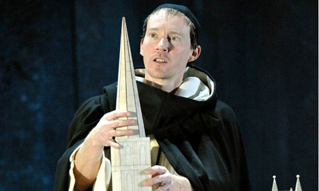 Mark Meadows in The Spire at Salisbury Playhouse