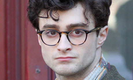 Daniel Radcliffe on the set of Kill Your Darlings (2013) 