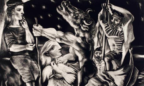 Picasso blind minotaur
