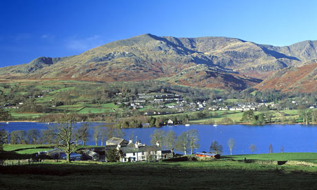 Coniston Water in the Lake District, close to where William Wordsworth went to school in Hawkshead.