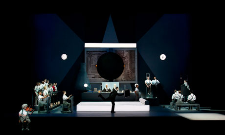 Show trial … Rude Mechs' restaging of Einstein on the Beach.