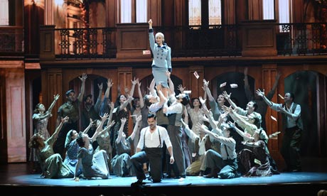Performing Evita at the 66th Annual Tony Awards