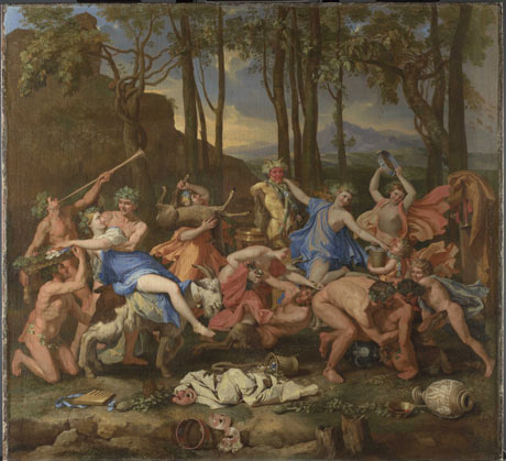 Wine buffs … Nicolas Poussin's The Triumph of Pan (1636).