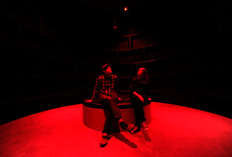 Suzanne Lacy's The Crystal Quilt plays in over speakers in the Tanks, the new Tate Modern space