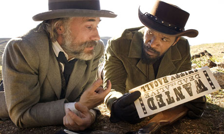 Christoph Waltz and Jamie Foxx in Django Unchained (2012)