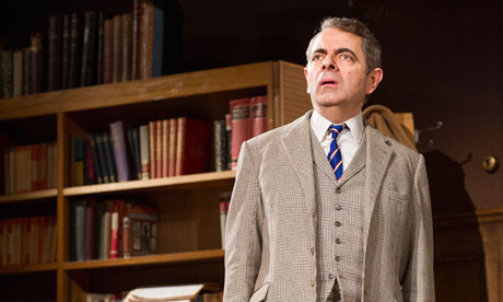 Rowan Atkinson as St John Quartermaine in Quartermaine's Terms
