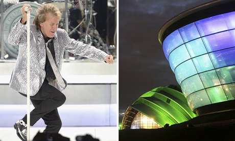 Rod Stewart takes Glasgow's SSE Hydro for a test drive