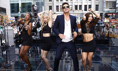 Blurred Lines singer Robin Thicke