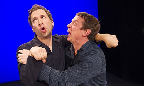 Mark Chavez and Shenoah Allen in the Pajama Men