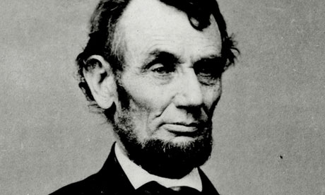 Face value … Abraham Lincoln, the 16th US president.