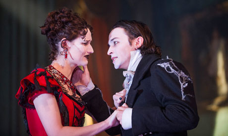 Grace Rowe (Estella) and Taylor Jay-Davies (Young Pip) in Great Expectations