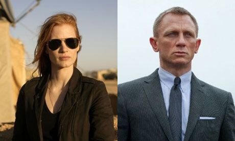 Zero Dark Thirty and Skyfall tie for best sound editing Oscar