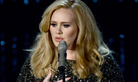 Singer Adele performs at the Oscars