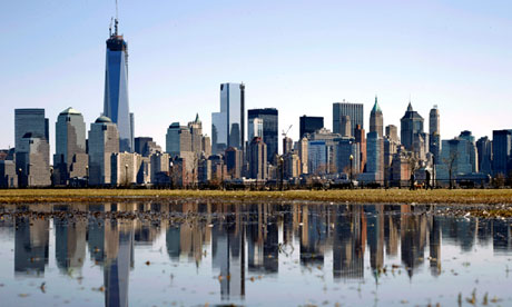 New York City, Lower Manhattan skyline
