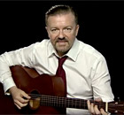 David Brent teaching guitar for YouTube comedy week