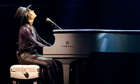 Alicia Keys performing live at the Arena, Newcastle