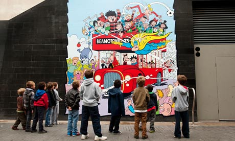 Poster for Beanotown at the Festival of Neighbourhood at London's Southbank Centre