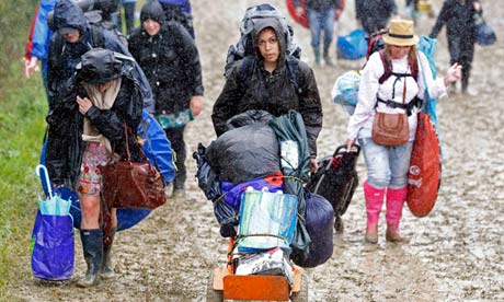 Music festival season: there will be mud